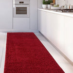 Myshaggy Solid Red Rug - Bargainia.com - 
