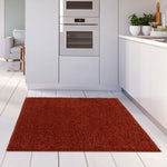 Myshaggy Solid Red Rug - Bargainia.com - 
