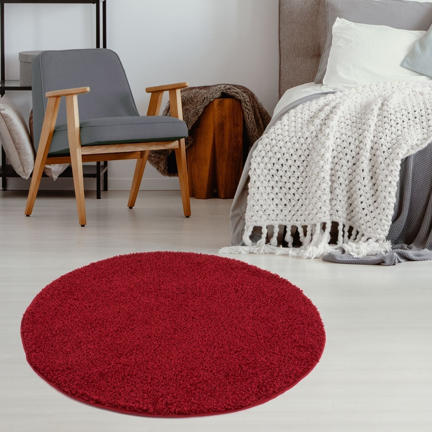 Myshaggy Solid Red Rug - Bargainia.com - 5060912231140 - 2821