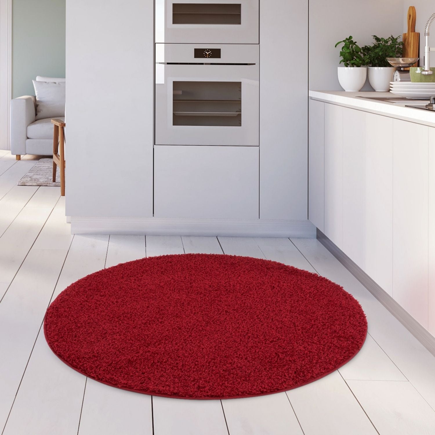 Myshaggy Solid Red Rug - Bargainia.com - 5060912231140 - 2821
