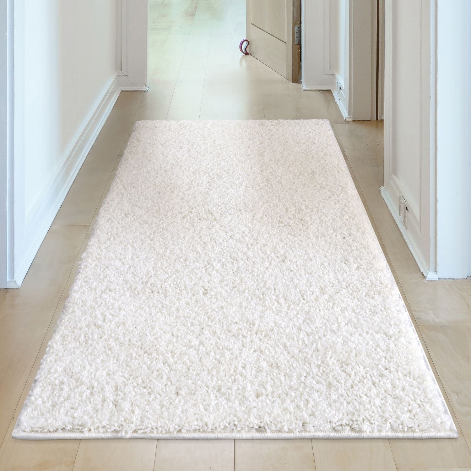 Myshaggy Solid White Rug - Bargainia.com - 