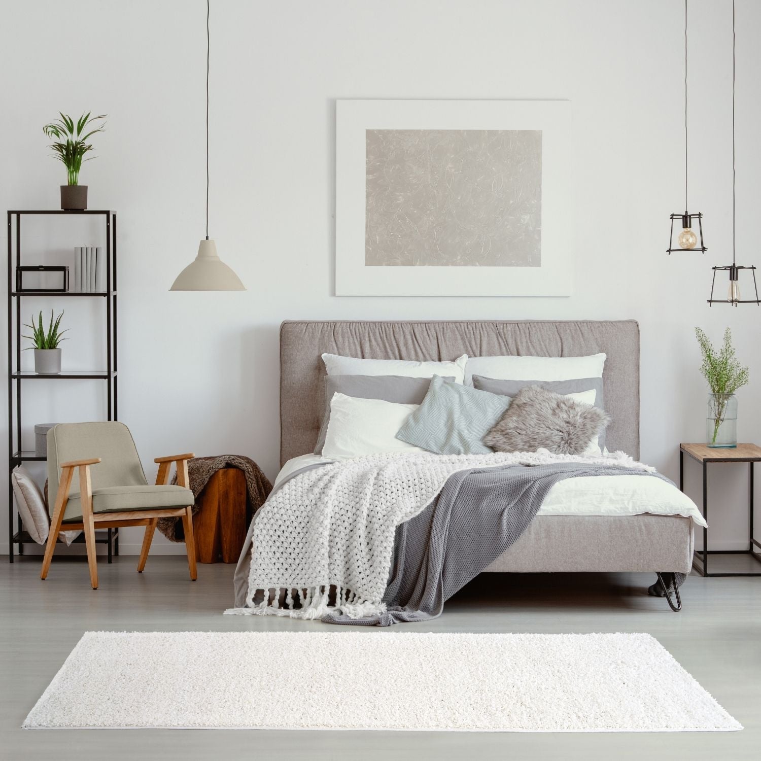 Myshaggy Solid White Rug - Bargainia.com - 5060912230426 - 2749