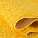 Myshaggy Solid Yellow Rug - Bargainia.com - 