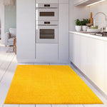 Myshaggy Solid Yellow Rug - Bargainia.com - 
