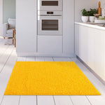 Myshaggy Solid Yellow Rug - Bargainia.com - 
