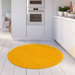 Myshaggy Solid Yellow Rug - Bargainia.com - 
