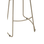 Nandri Acacia Wood and Antique Silver Bar Stool - Bargainia.com - 5018705499796