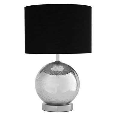 Naomi Black Fabric Shade Table Lamp - Bargainia.com - 5018705363790