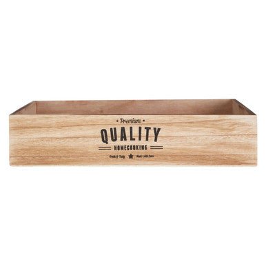 Naresso Natural Wood Premium Quality Storage Crate - Bargainia.com - 5018705376479