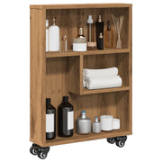 Narrow Storage Trolley Artisian Oak 48x13x68 cm Engineered Wood - Bargainia.com - 8721158400291 - 855231