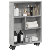 Narrow Storage Trolley Concrete Grey 48x13x68 cm Engineered Wood - Bargainia.com - 8721158400246 - 855226
