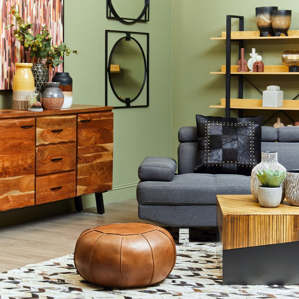 Nashik Large Acacia Sideboard - Bargainia.com - 5018705983516