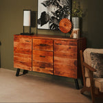 Nashik Large Acacia Sideboard - Bargainia.com - 5018705983516