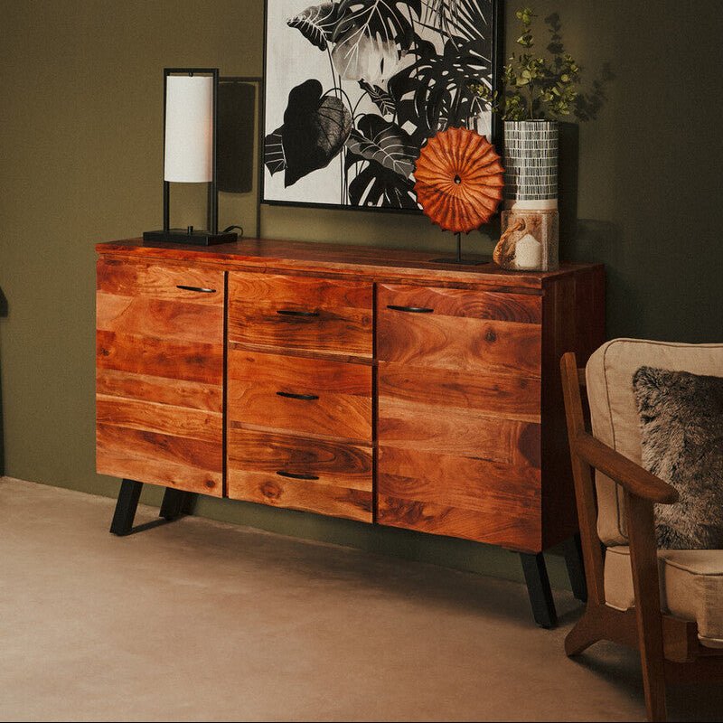 Nashik Large Acacia Sideboard - Bargainia.com - 5018705983516