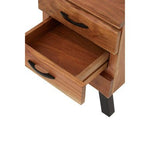 Nashik Three Drawer Acacia Side Table - Bargainia.com - 5018705983509