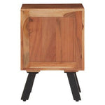 Nashik Three Drawer Acacia Side Table - Bargainia.com - 5018705983509