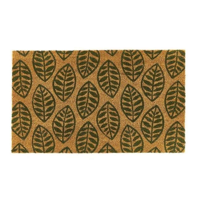 Natural Coir Doormats 45x75 cm - Bargainia.com - 5026134610965 - MMCOIR_GRLEAV_045X075