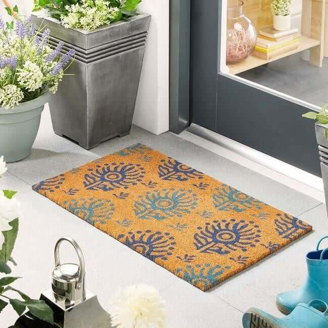 Natural Coir Doormats 45x75 cm - Bargainia.com - 5026134610972 - MMCOIR_IKBLUE_045X075