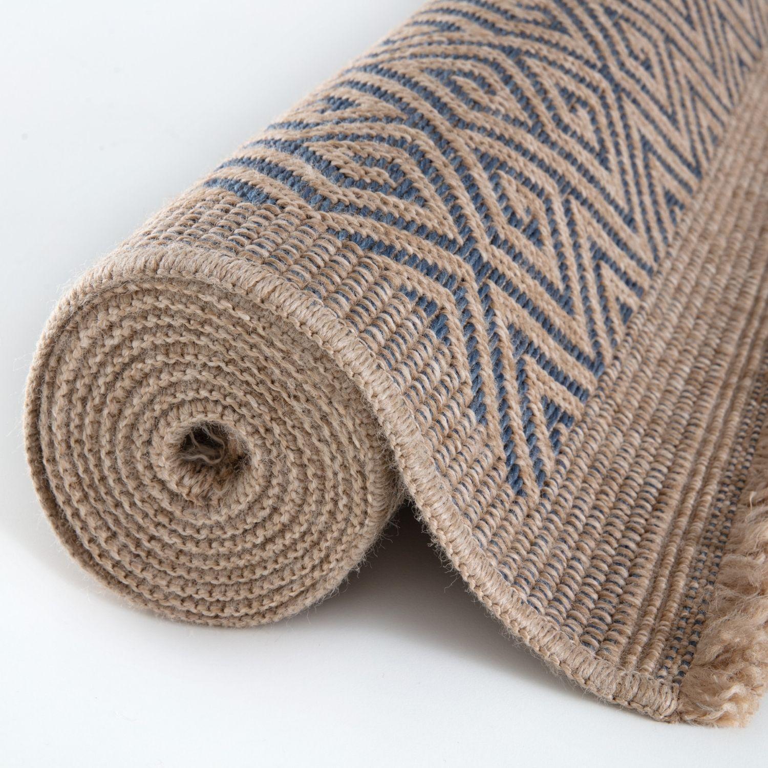 Nature Outdoor Rug Blue | 5100B - Bargainia.com - 