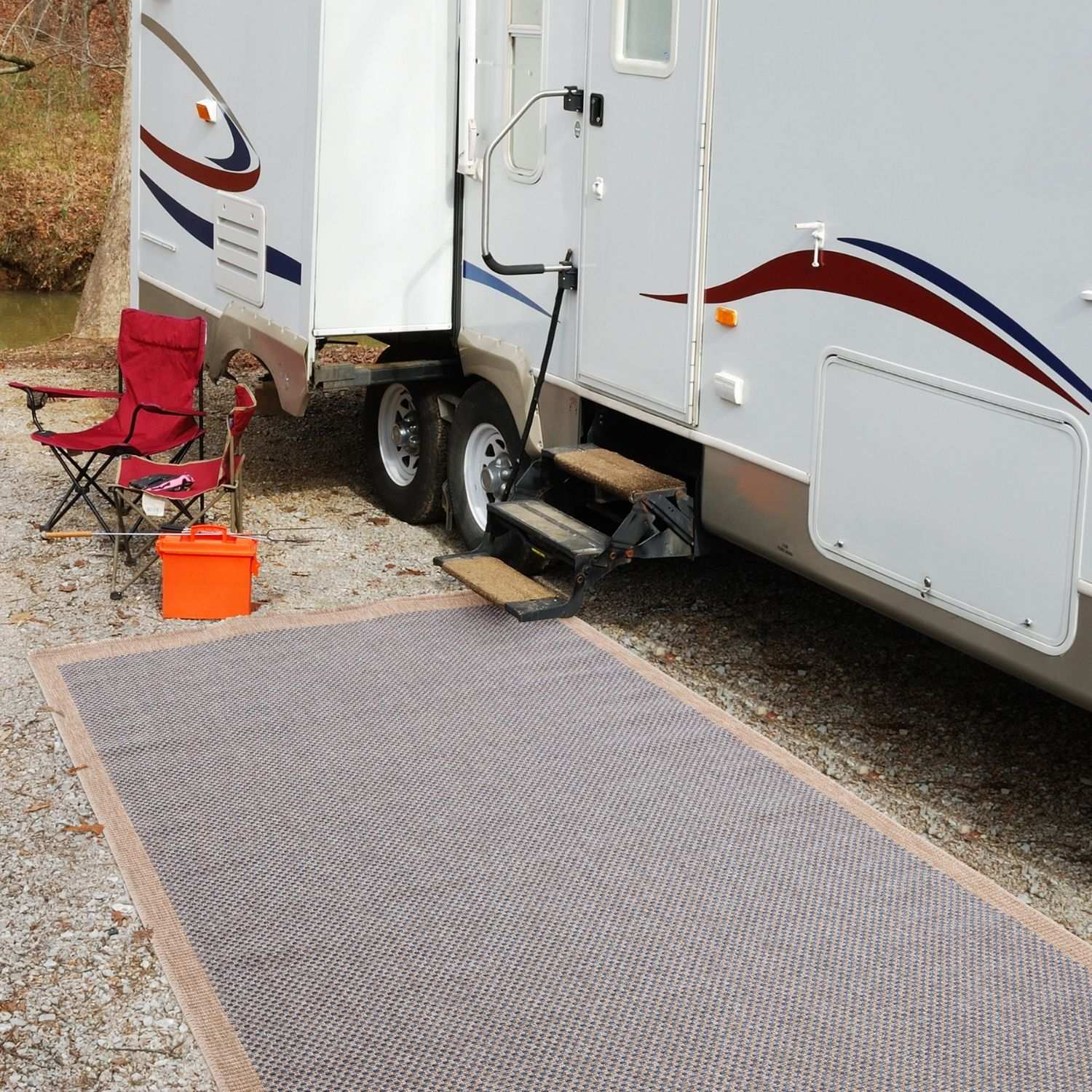 Nature Outdoor Rug Blue | 5200B - Bargainia.com - 5056584507096 - 3417