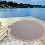 Nature Outdoor Rug Blue | 5200B - Bargainia.com - 