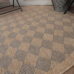 Nature Outdoor Rug Blue | 5300B - Bargainia.com - 