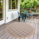 Nature Outdoor Rug Blue | 5300B - Bargainia.com - 