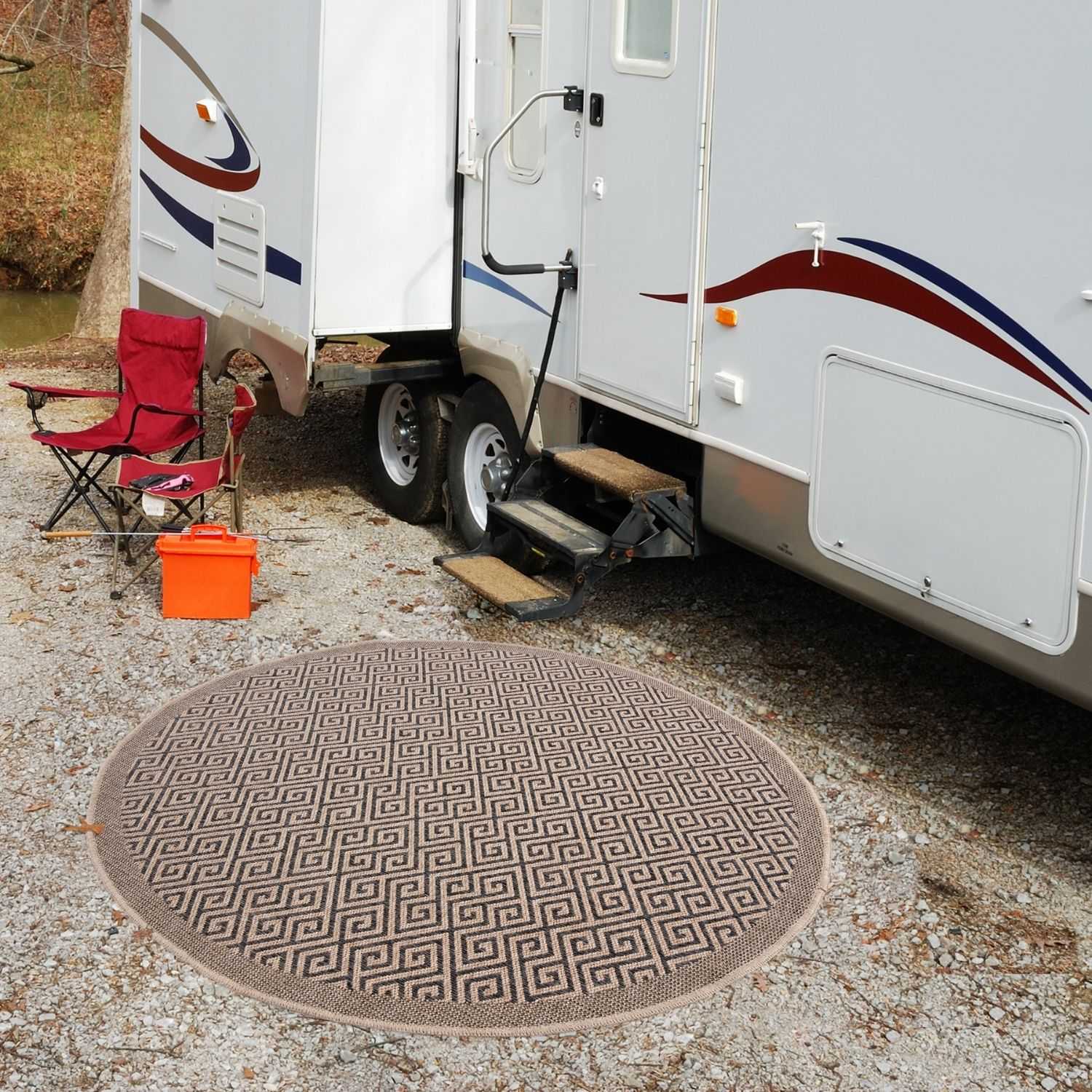 Nature Outdoor Rug Dark Grey | 5100DG - Bargainia.com - 