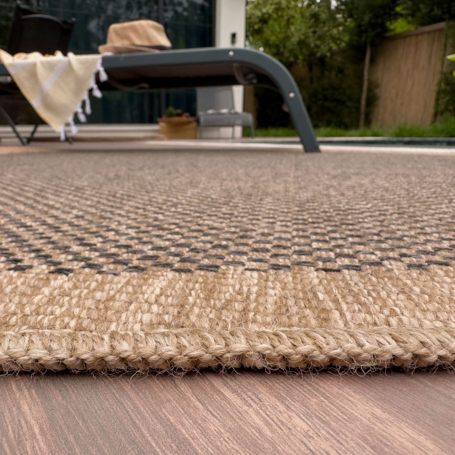 Nature Outdoor Rug Dark Grey | 5200DG - Bargainia.com - 