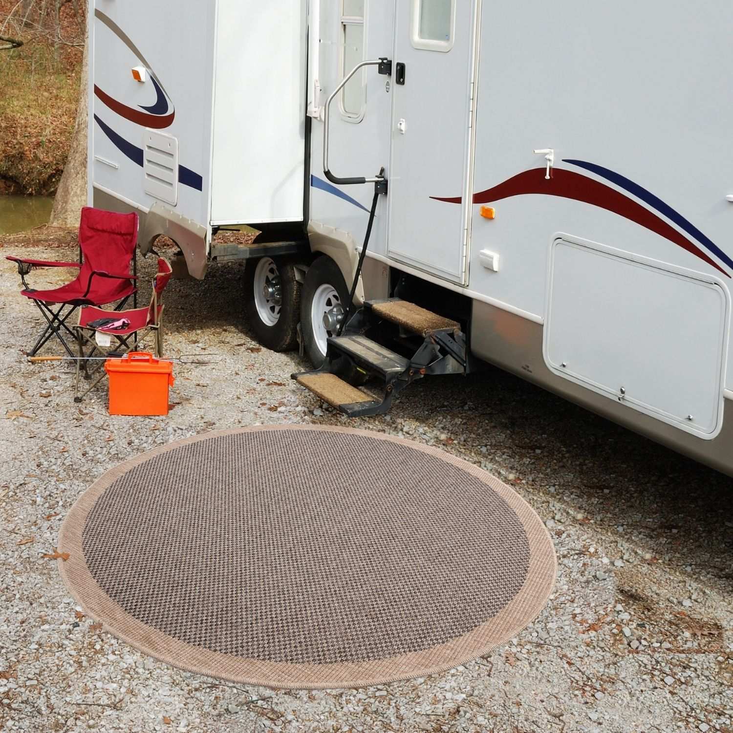 Nature Outdoor Rug Dark Grey | 5200DG - Bargainia.com - 