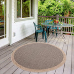 Nature Outdoor Rug Dark Grey | 5200DG - Bargainia.com - 