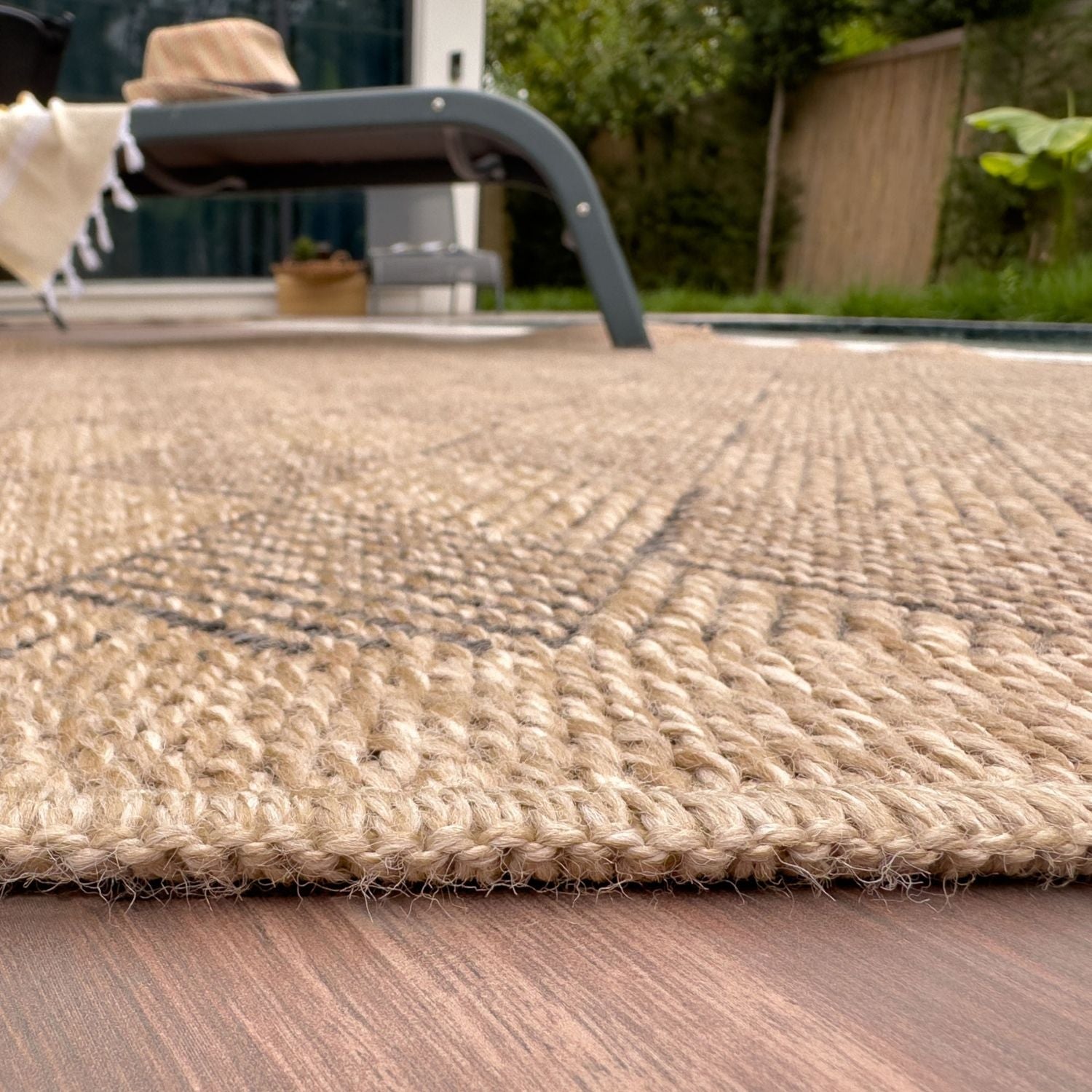 Nature Outdoor Rug Dark Grey | 5300DG - Bargainia.com - 