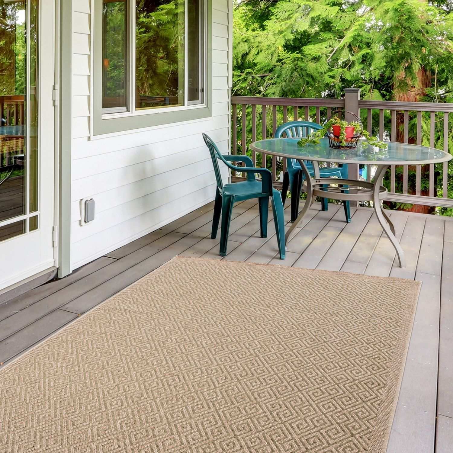 Nature Outdoor Rug Green | 5100G - Bargainia.com - 5056584507065 - 3399