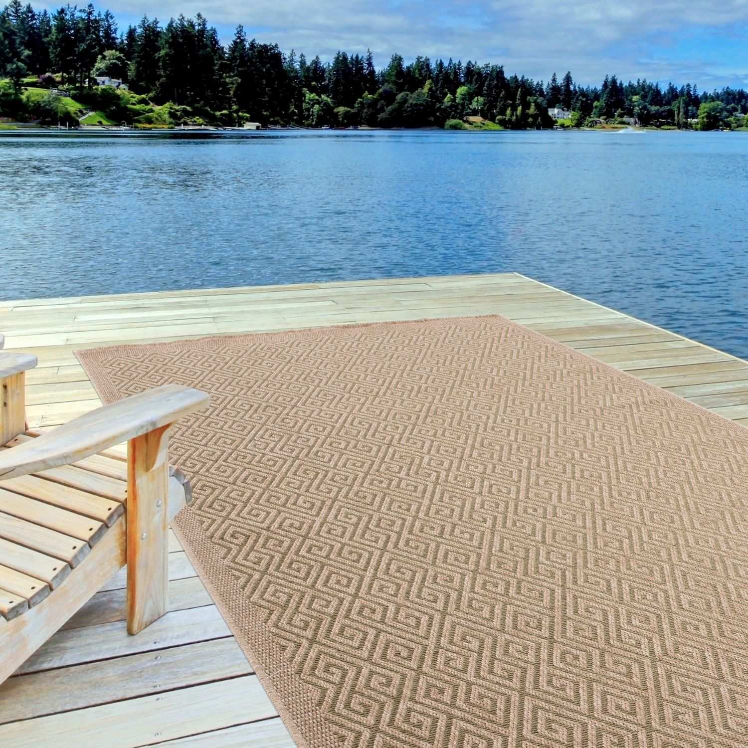 Nature Outdoor Rug Green | 5100G - Bargainia.com - 5056584507065 - 3399