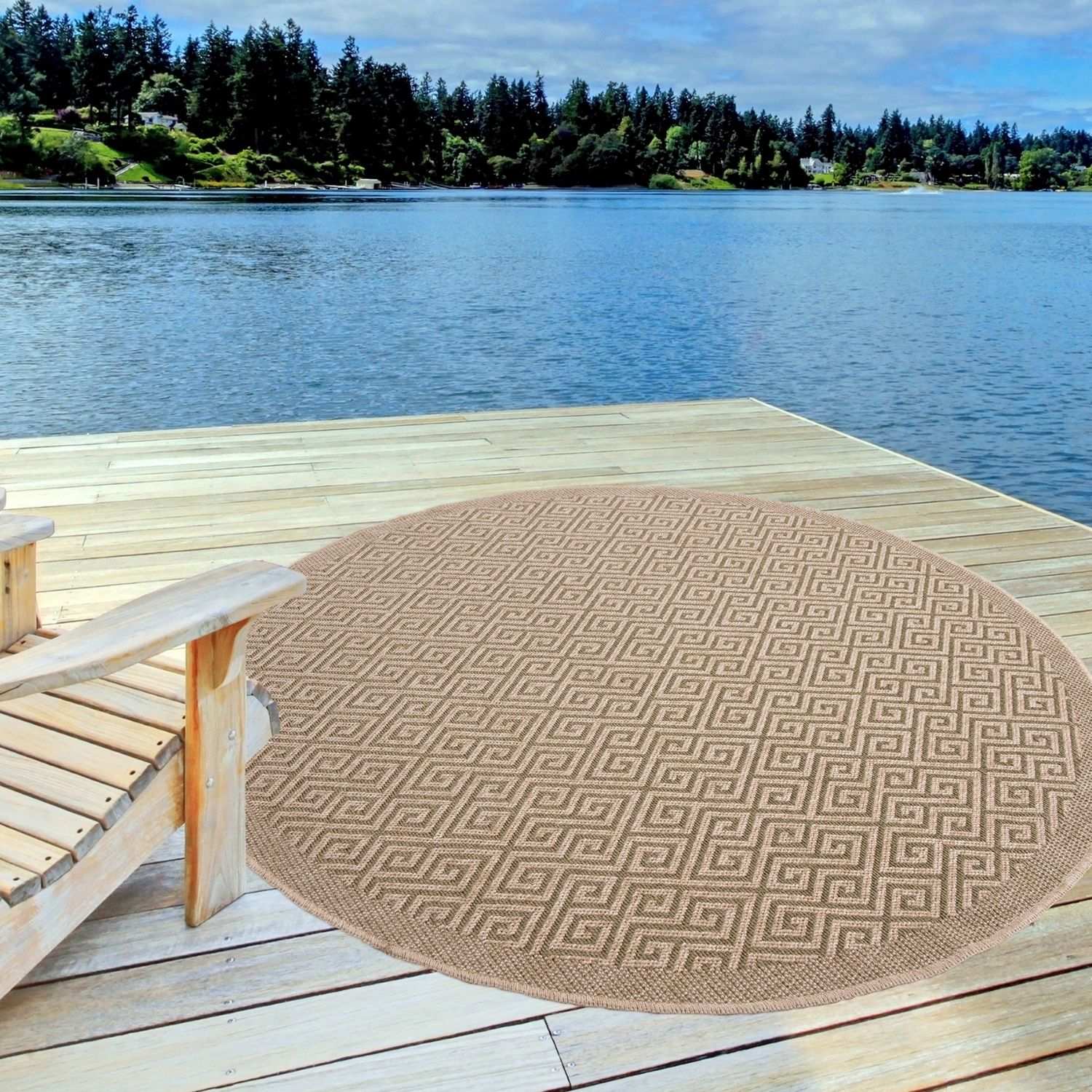 Nature Outdoor Rug Green | 5100G - Bargainia.com - 