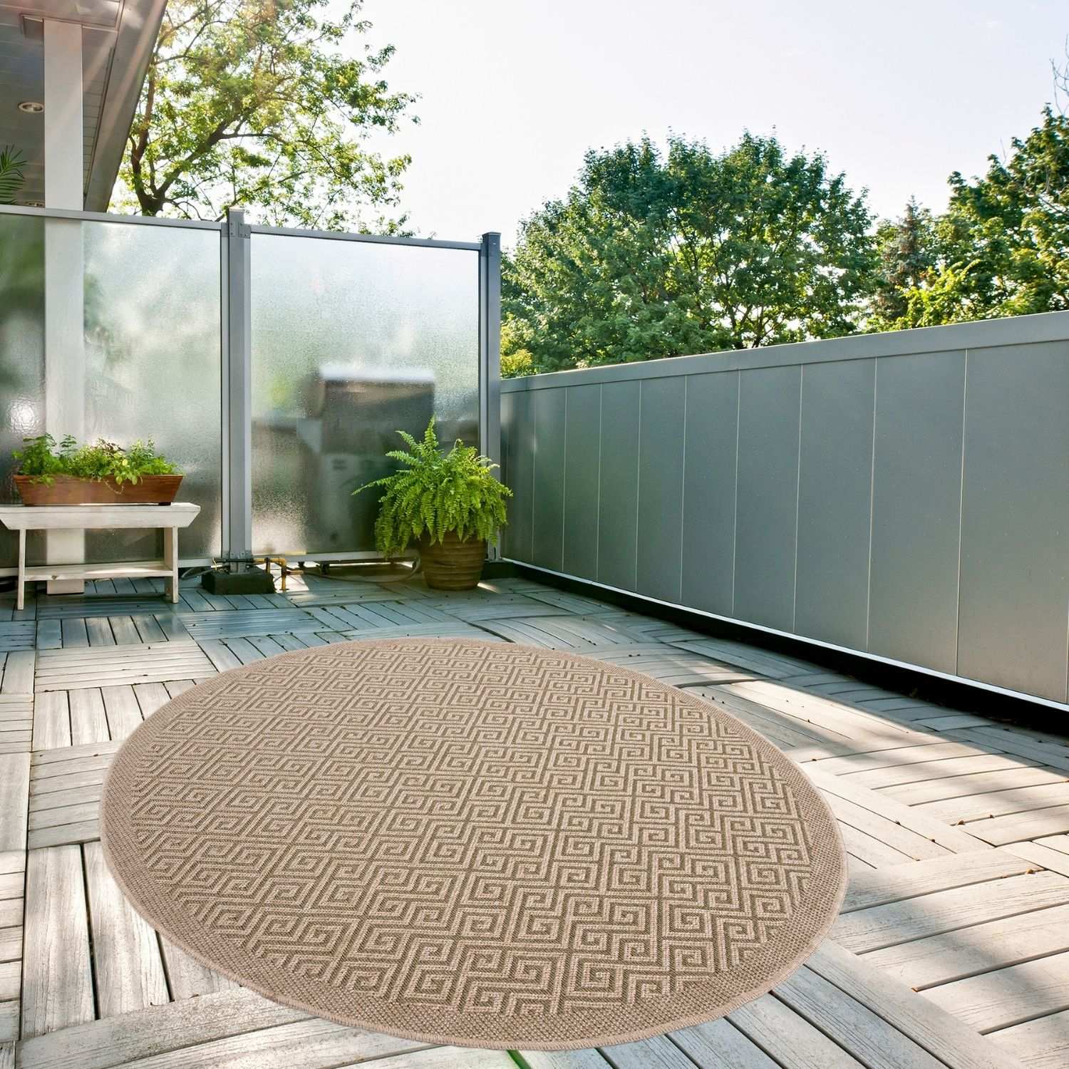 Nature Outdoor Rug Green | 5100G - Bargainia.com - 