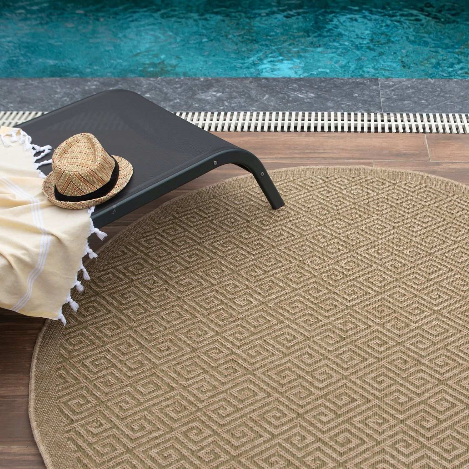 Nature Outdoor Rug Green | 5100G - Bargainia.com - 5056584507713 - 3404