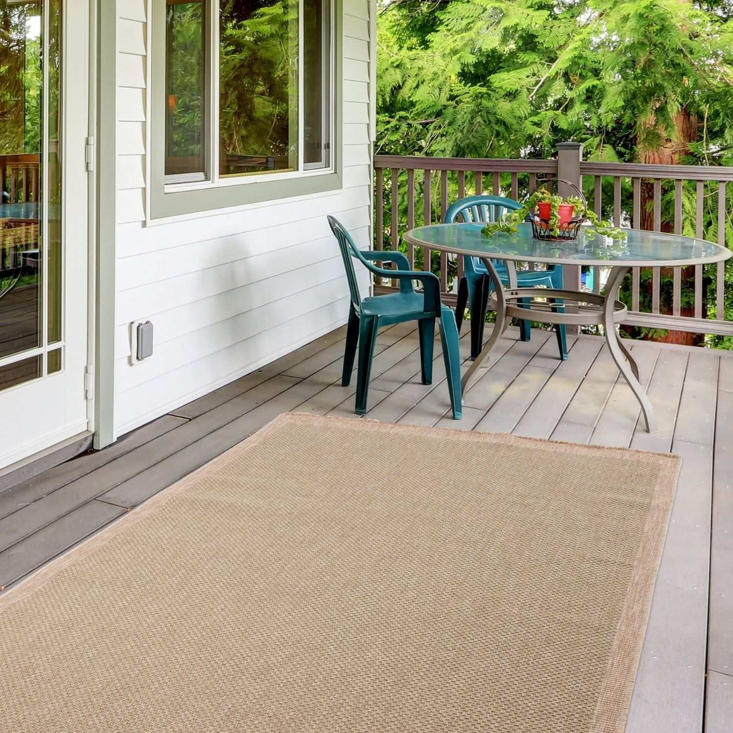 Nature Outdoor Rug Green | 5200G - Bargainia.com - 5056584507102 - 3423