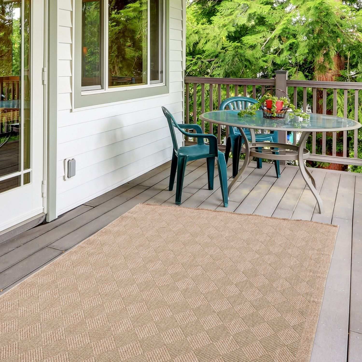 Nature Outdoor Rug Green | 5300G - Bargainia.com - 