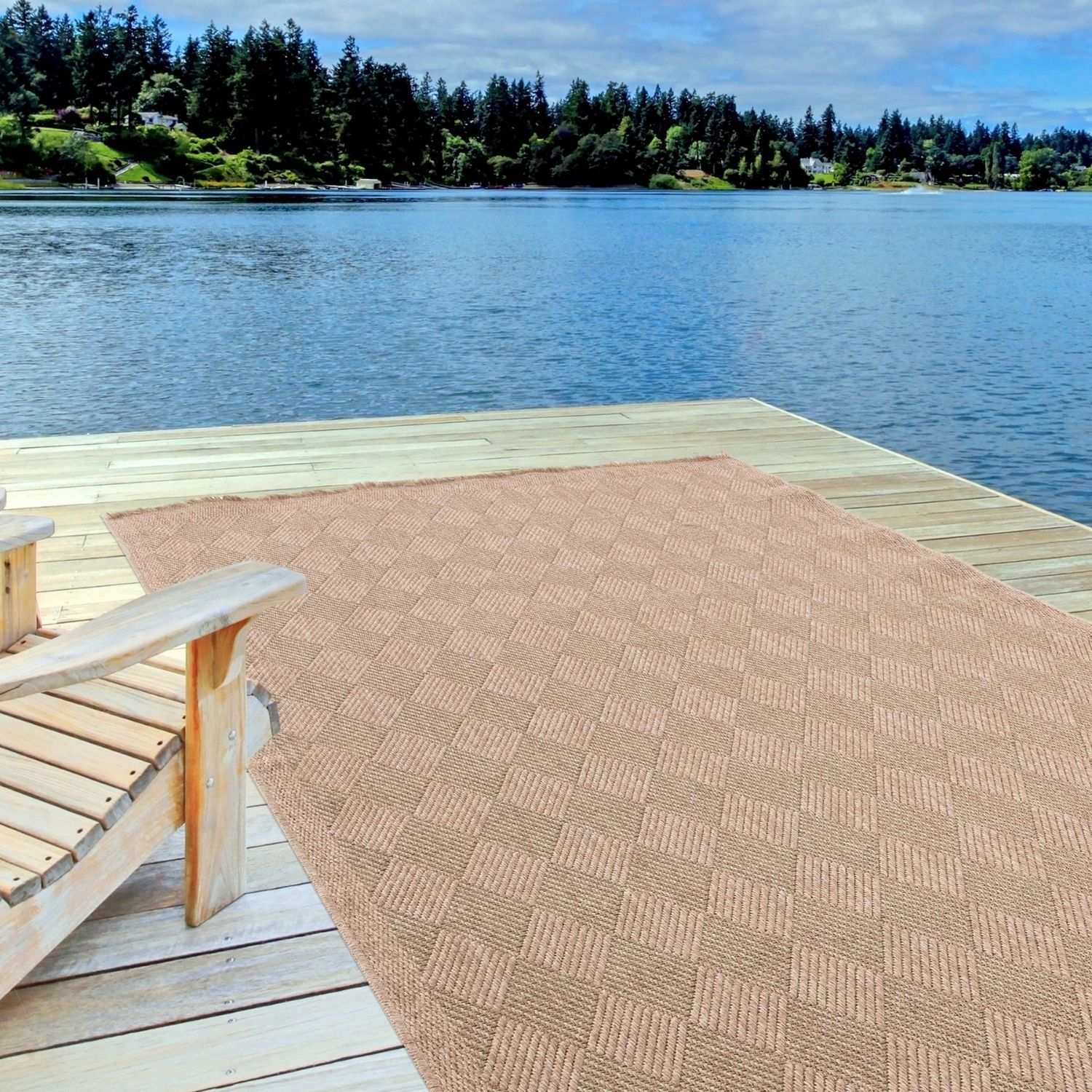 Nature Outdoor Rug Green | 5300G - Bargainia.com - 