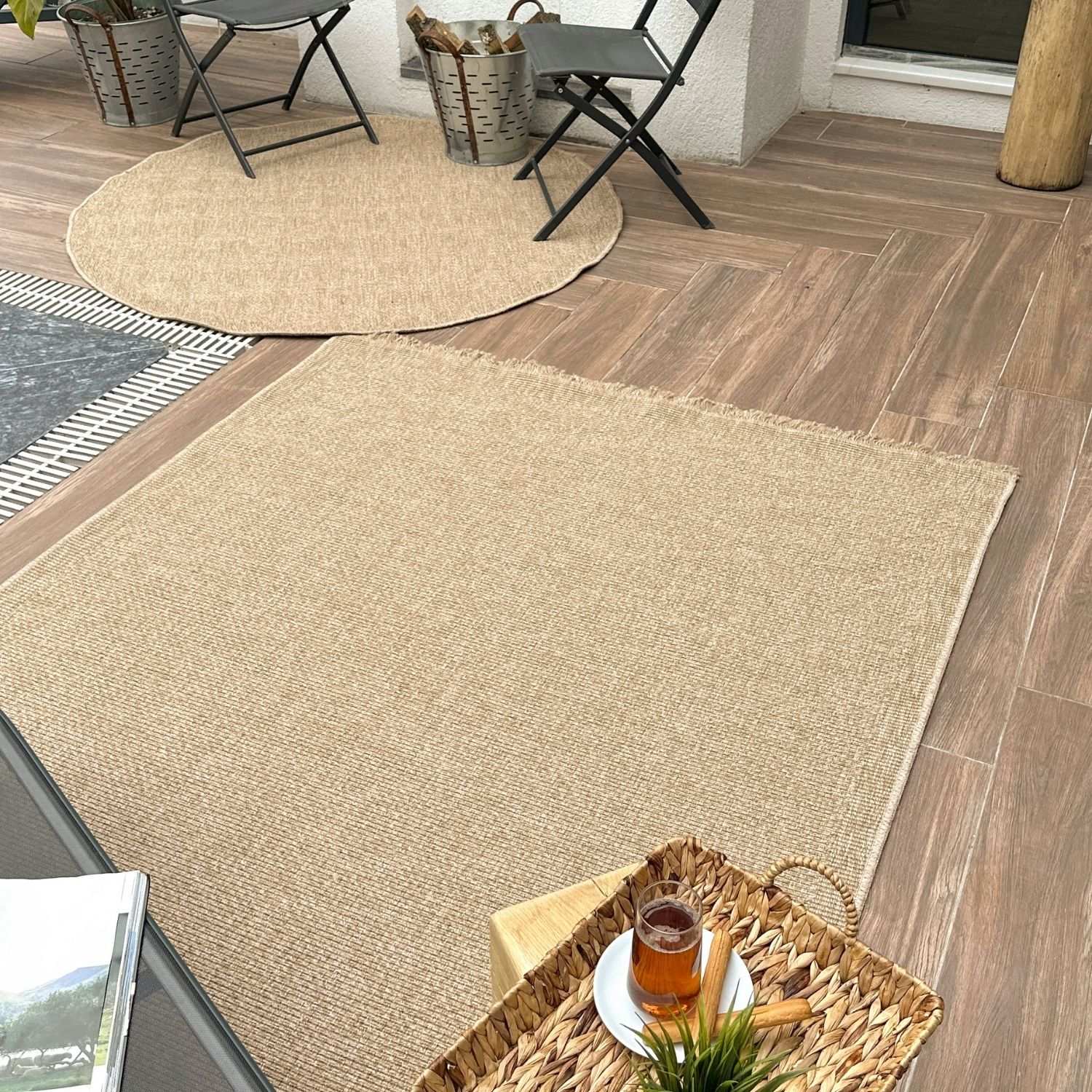 Nature Outdoor Rug Neutral | 5200N - Bargainia.com - 