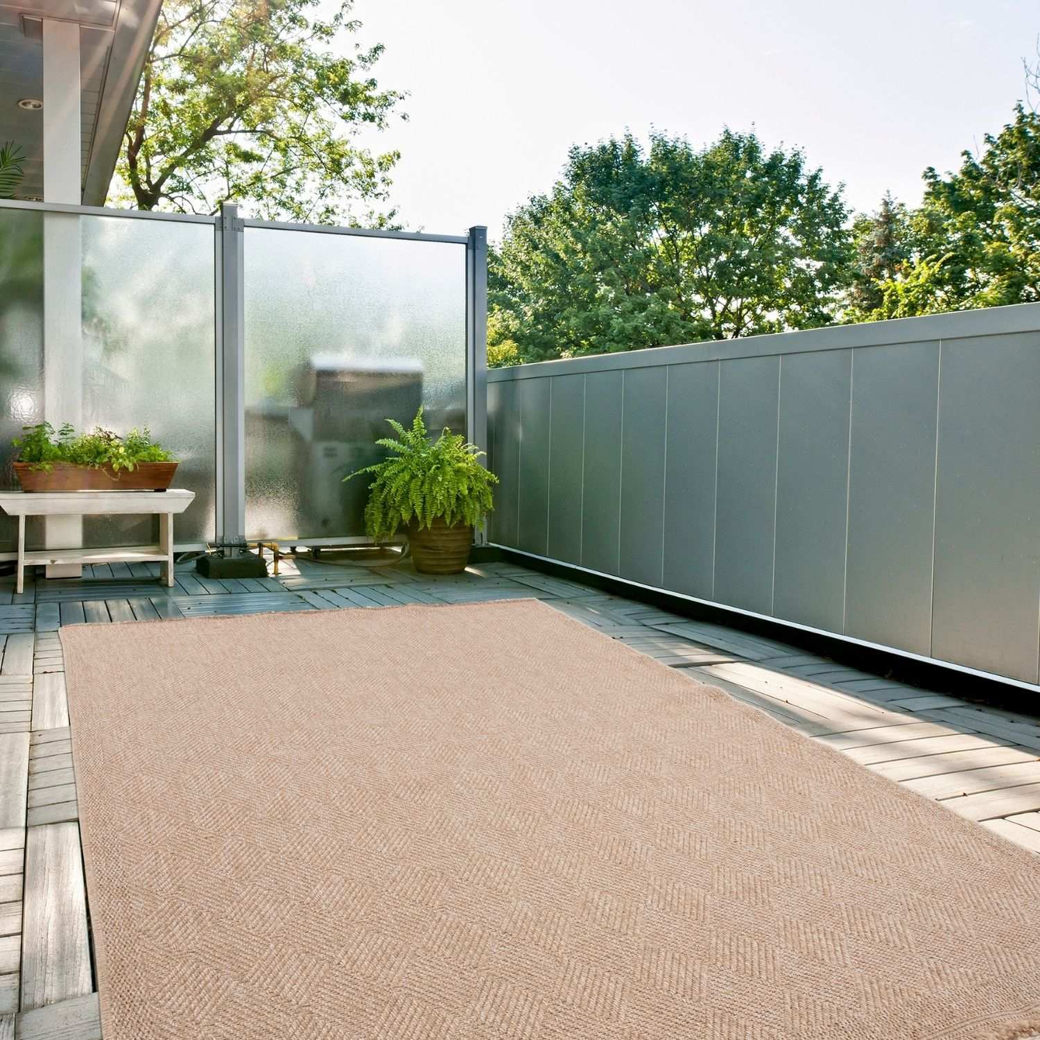 Nature Outdoor Rug Neutral | 5300N - Bargainia.com - 