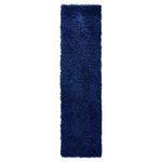 Navy Blue Thick Shaggy Rug - California - Bargainia.com - 