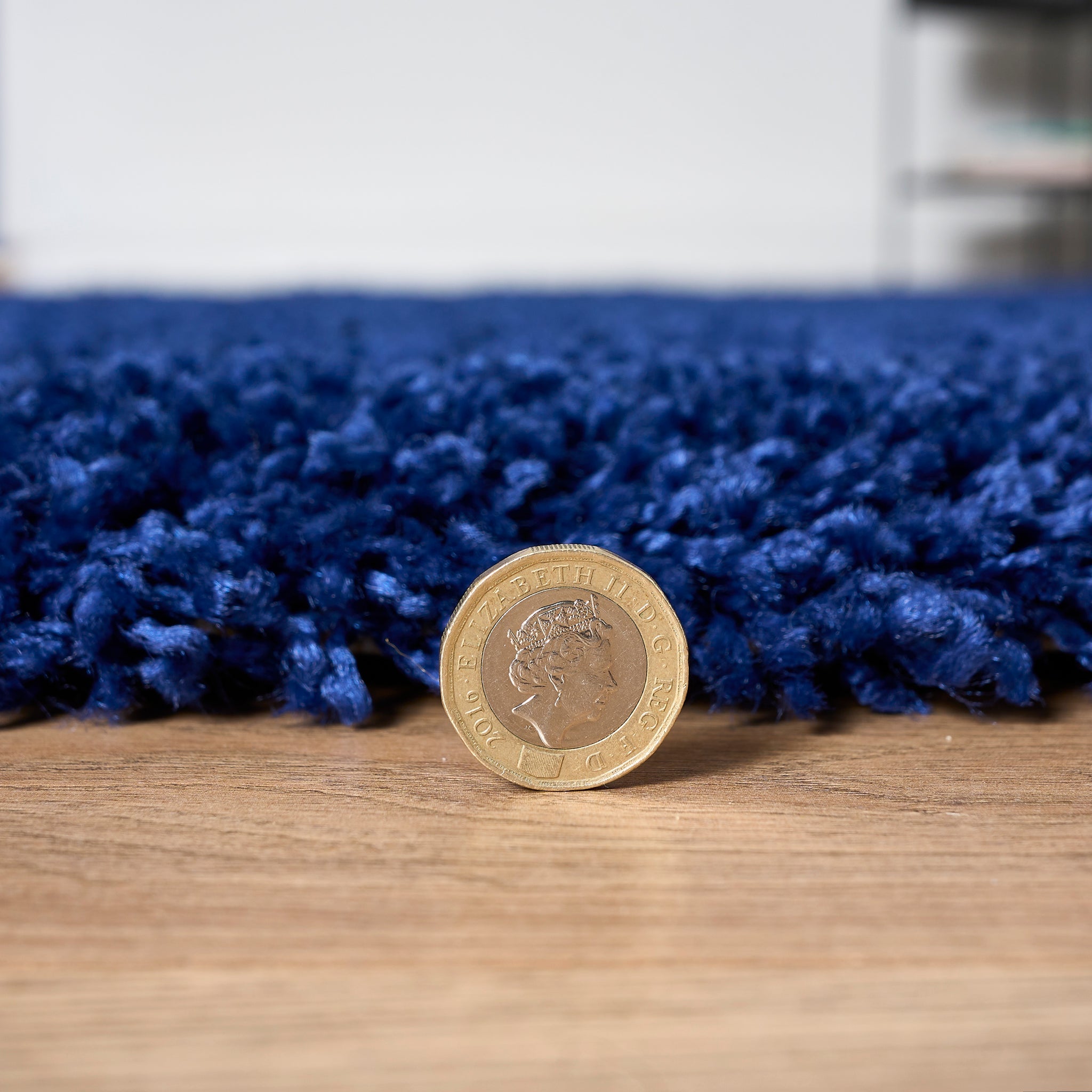 Navy Blue Thick Shaggy Rug - California Rugs Rug Masters