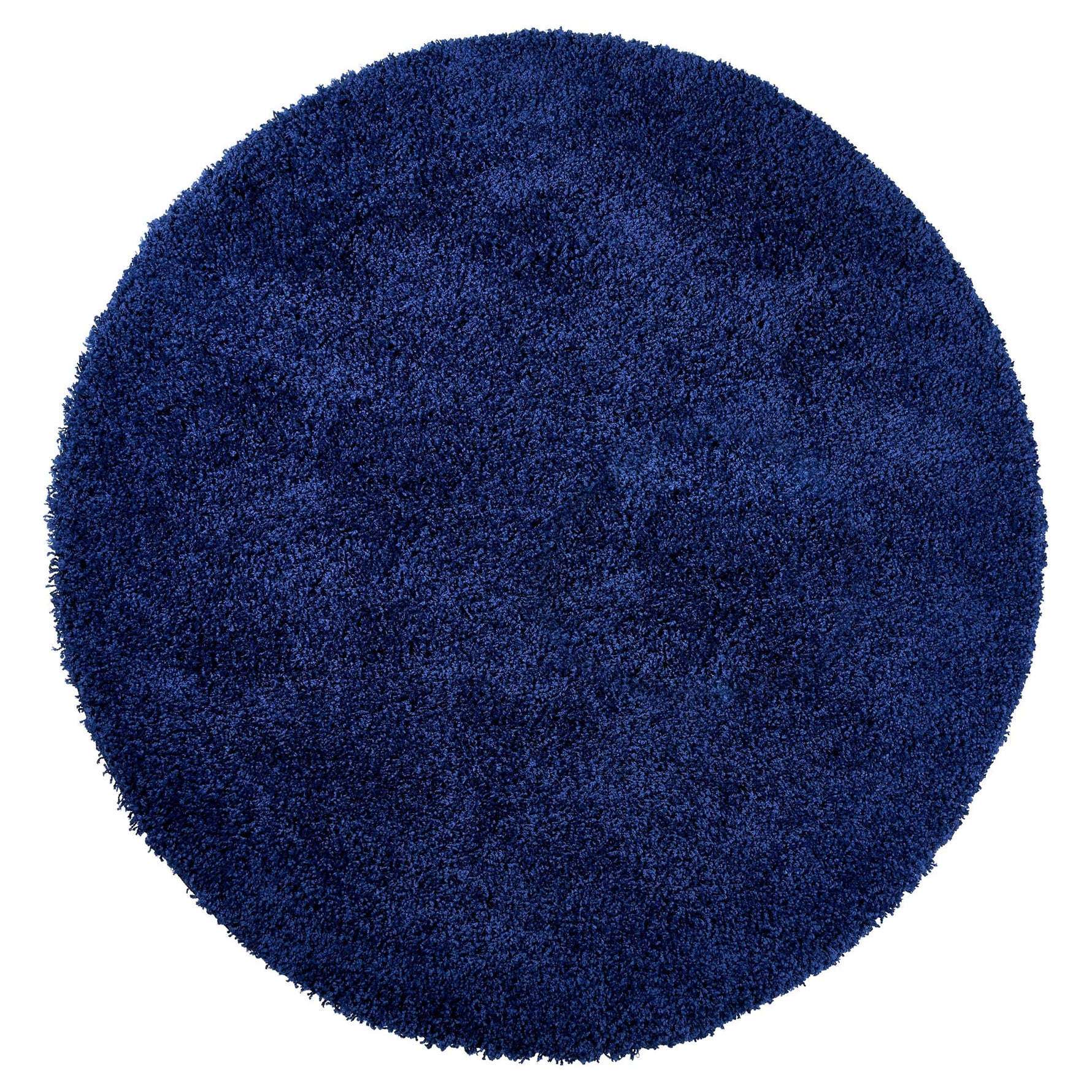 Navy Blue Thick Shaggy Rug - California - Bargainia.com - 