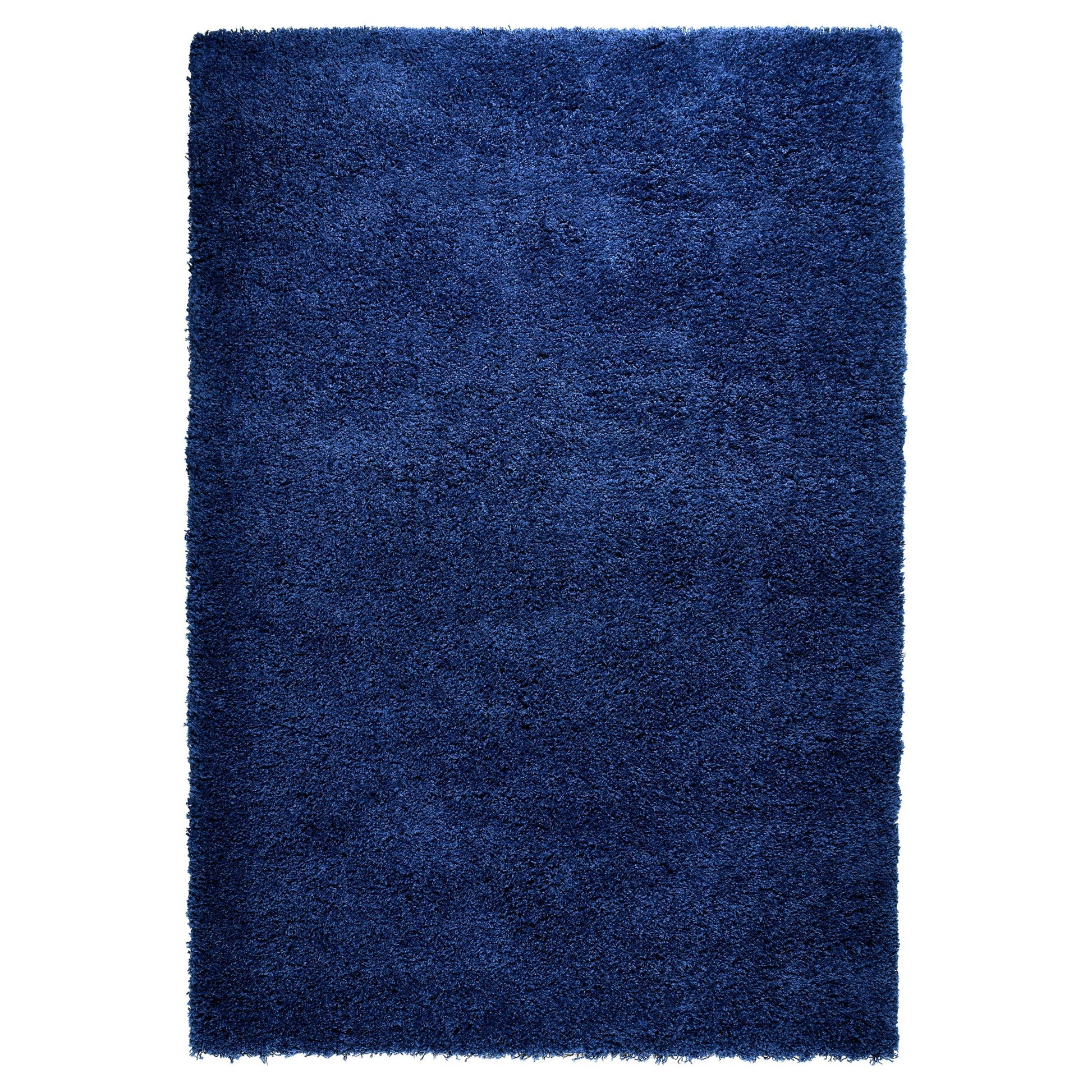 Navy Blue Thick Shaggy Rug - California Rugs Rug Masters 60x110cm (2'x3'7")