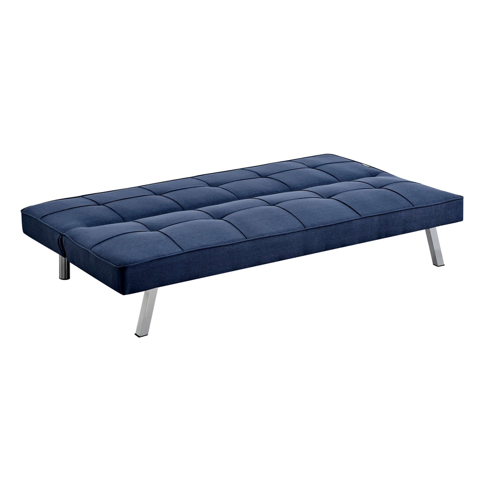 Navy Click Clack 3 Seater Sofa Bed - Britney Bargainia