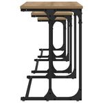 Nesting Coffee Table 3 pcs Artisan oak 50.5 x 35 x 53 cm - Bargainia.com - 