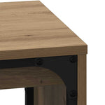Nesting Coffee Table 3 pcs Artisan oak 60 x 35 x 56 cm - Bargainia.com - 