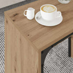 Nesting Coffee Table 3 pcs Artisan oak 60 x 35 x 56 cm - Bargainia.com - 